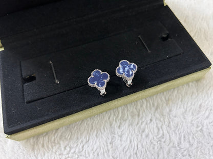 [Clover-Jewelry]CLOVER PIETERSITE MEDIUM STUD EARRINGS