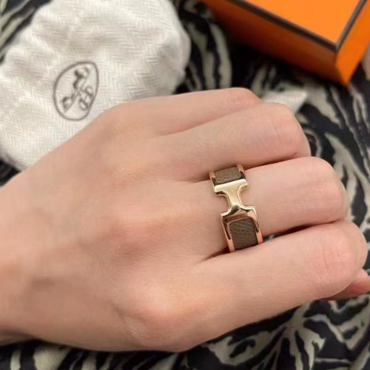 [Clover-Jewelry]OLYMPE PINK GOLD RING