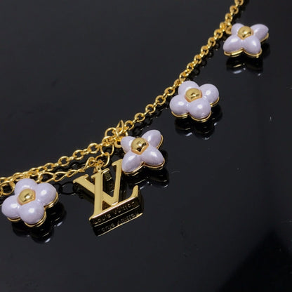 [Clover-Jewelry]LOGO 6 MOTIF STAR AND SUN GOLD BRACELET