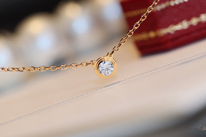 [Clover-Jewelry]DAMOUR DIAMOND NECKLACE