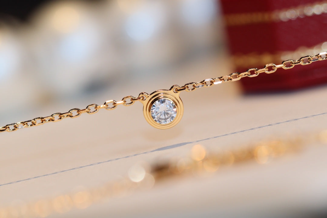 [Clover-Jewelry]DAMOUR DIAMOND NECKLACE