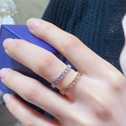 [Clover-Jewelry]BEE LOVE DIAMOND PAVED SMALL RING