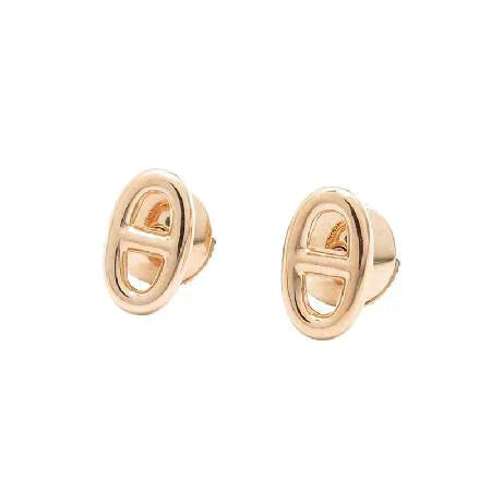 [Clover-Jewelry]CHAINE SMALL EARRINGS GOLD AND SILVER