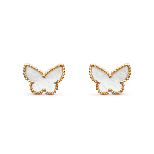 [Clover-Jewelry]SWEET BUTTERFLY MOP EARSTUDS