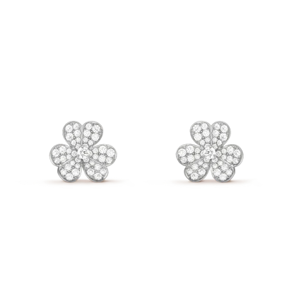 [Clover-Jewelry]CLOVER COMOS DIAMOND EARRINGS SILVER