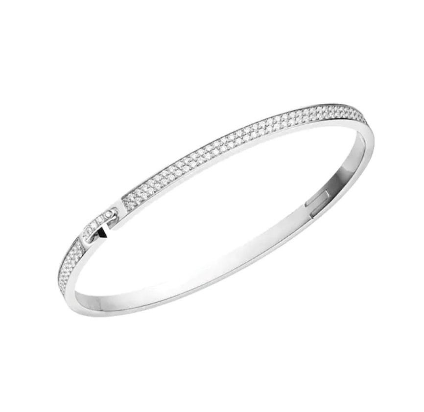 [Clover-Jewelry]LIENS VIDENCE DIAMOND PAVED BRACELET