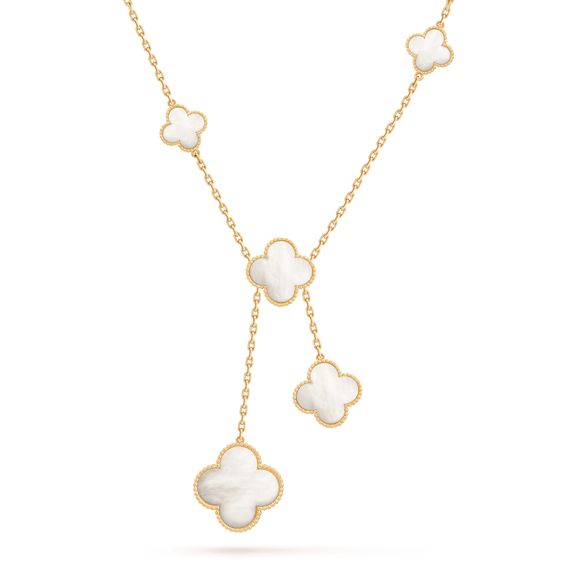 [Clover-Jewelry]CLOVER MOTHER OF PEARL NECKLACE 6 MOTIF