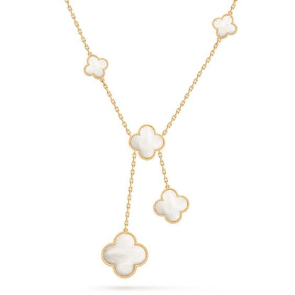 [Clover-Jewelry]CLOVER MOTHER OF PEARL NECKLACE 6 MOTIF