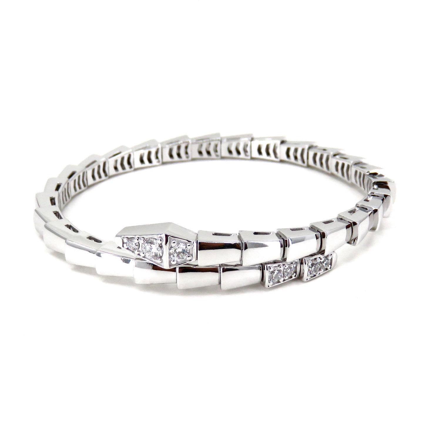 [Clover-Jewelry]SERPENTI BRACELET DIAMONDS SILVER