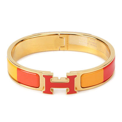 [Clover-Jewelry]H BRACELET ORANGE RAINBOW CERAMIC