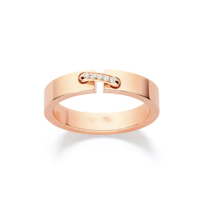 [Clover-Jewelry]ALLIANCE LIENS VIDENCE DIAMOND 4MM RING