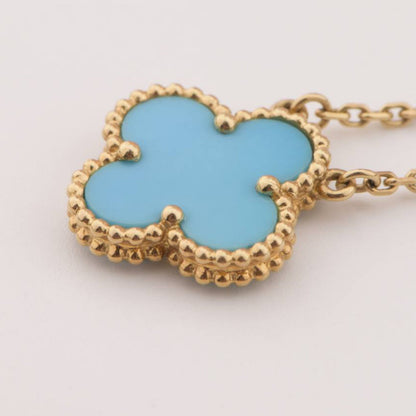 [Clover-Jewelry]CLOVER 15MM VINTAGE TURQUOISE NECKLACE