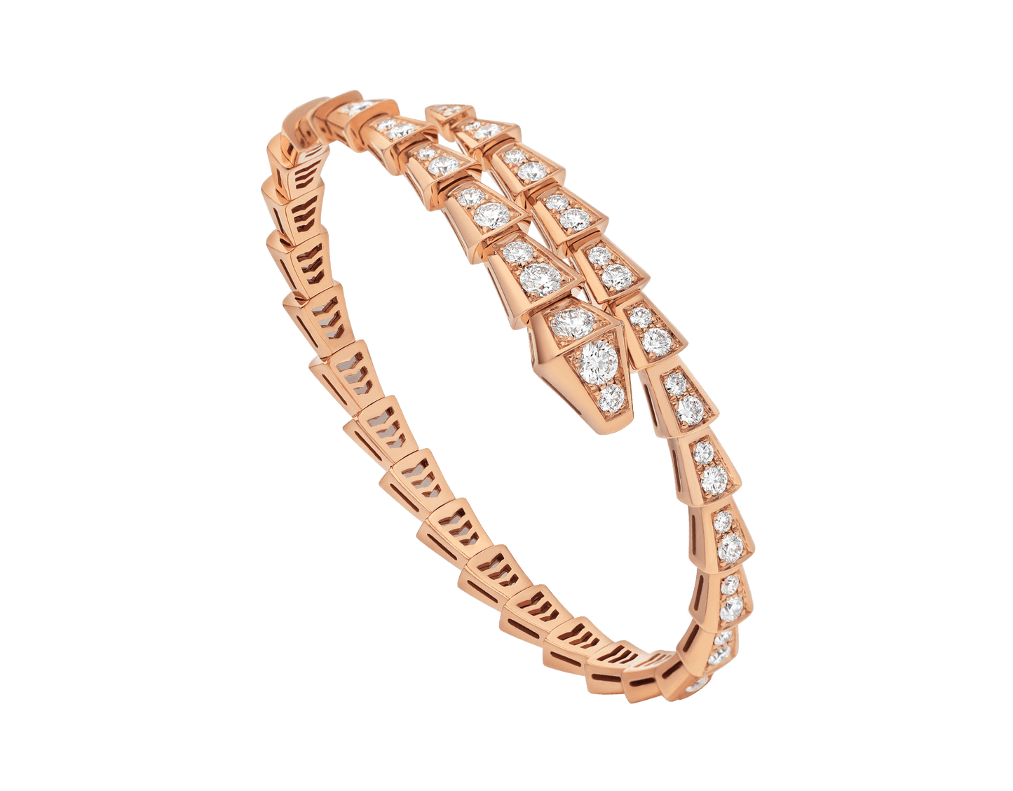 [Clover-Jewelry]SERPENTI BRACELET 6.8MM PINK GOLD DIAMOND