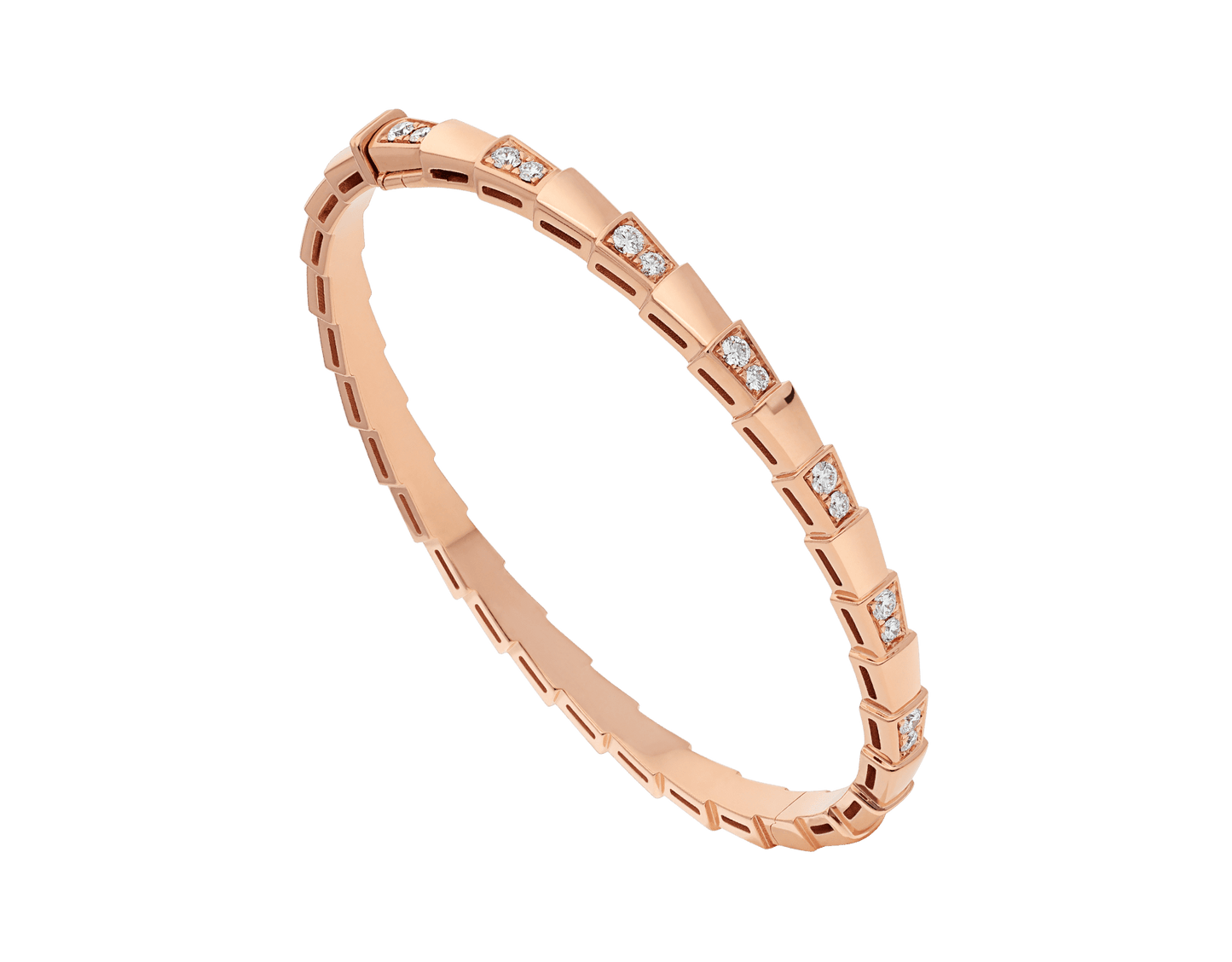 [Clover-Jewelry]SERPENTI BRACELET PINK GOLD DIAMOND