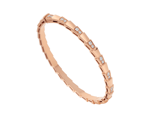 [Clover-Jewelry]SERPENTI BRACELET PINK GOLD DIAMOND