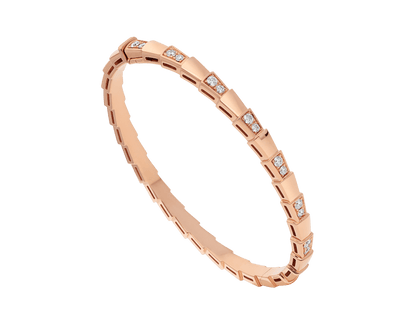 [Clover-Jewelry]SERPENTI SMALL BRACELET PINK GOLD DIAMOND