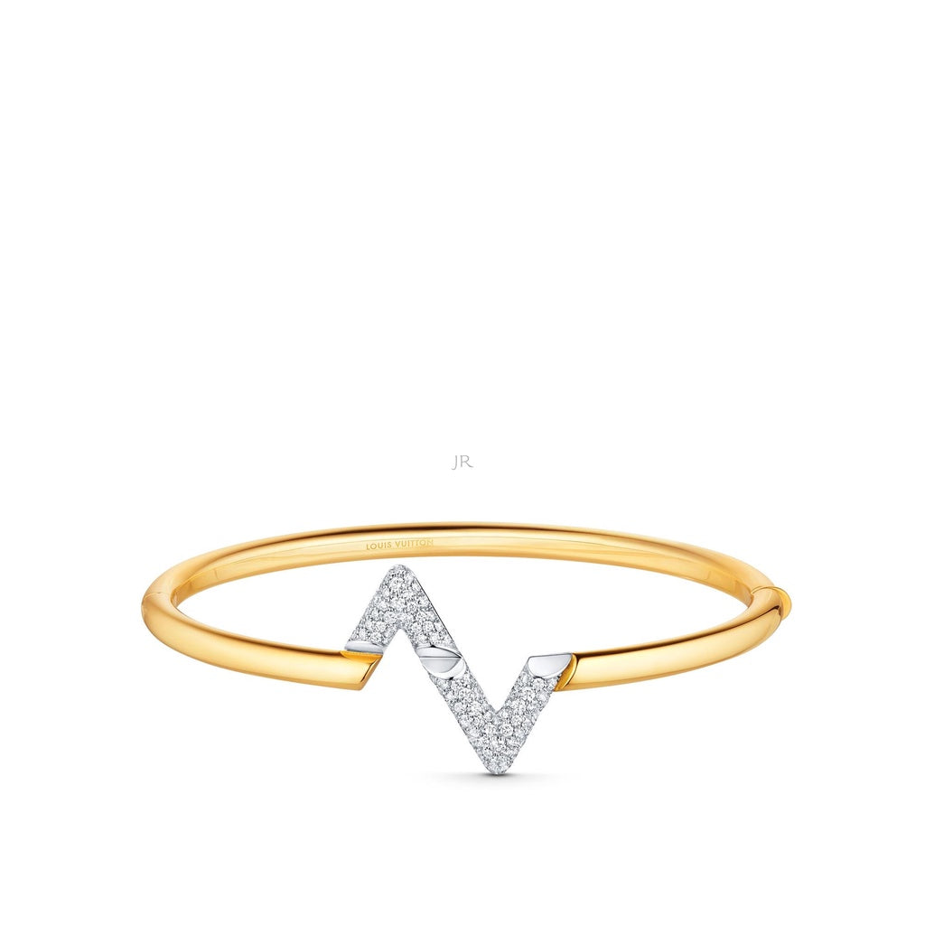 [Clover-Jewelry]VOLTE UPSITE DOWN GOLD DIAMOND BRACELET