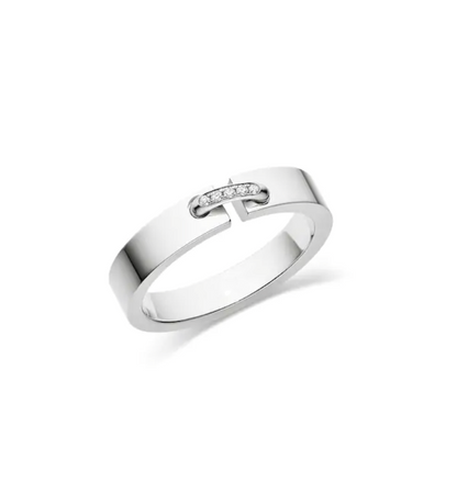 [Clover-Jewelry]ALLIANCE LIENS VIDENCE DIAMOND 4MM RING