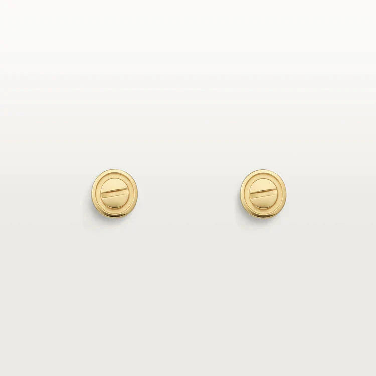 [Clover-Jewelry]LOVE EARRINGS GOLD 10MM