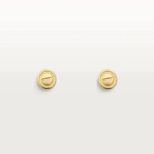 [Clover-Jewelry]LOVE EARRINGS GOLD 10MM