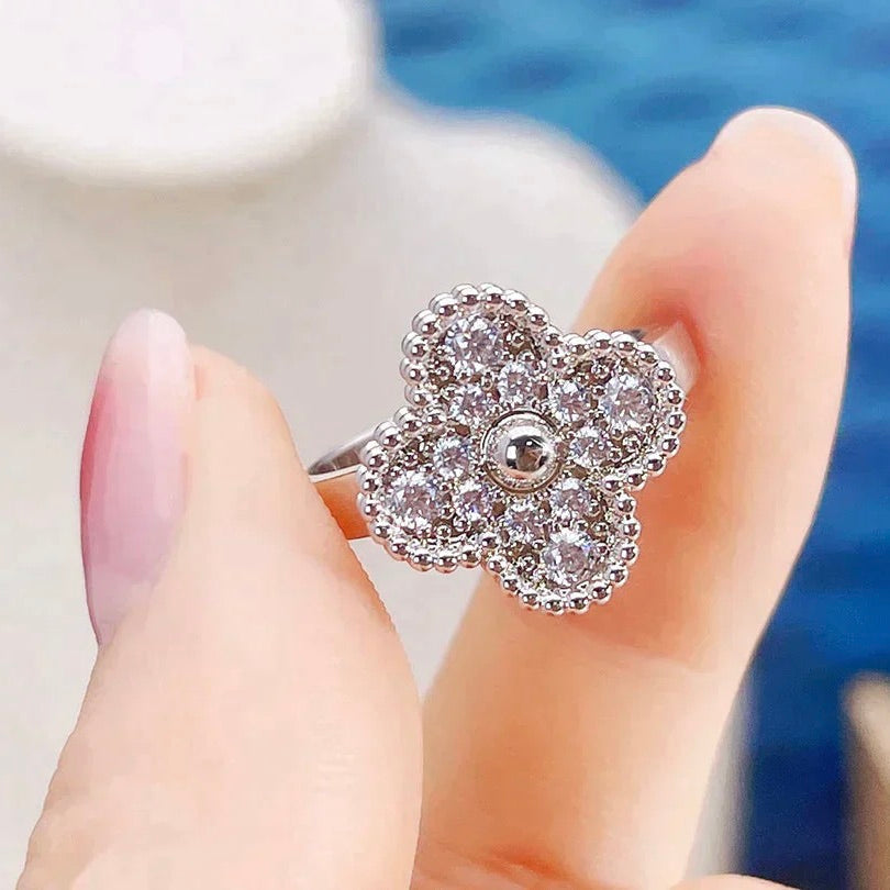 [Clover-Jewelry]CLOVER DIAMOND RING