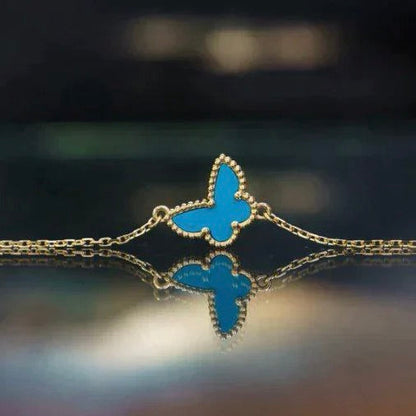 [Clover-Jewelry]BUTTERFLY TURQUOISE BUTTERFLY BRACELET