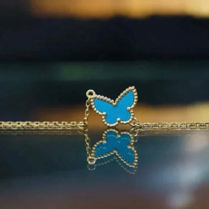 [Clover-Jewelry]BUTTERFLY TURQUOISE BUTTERFLY BRACELET