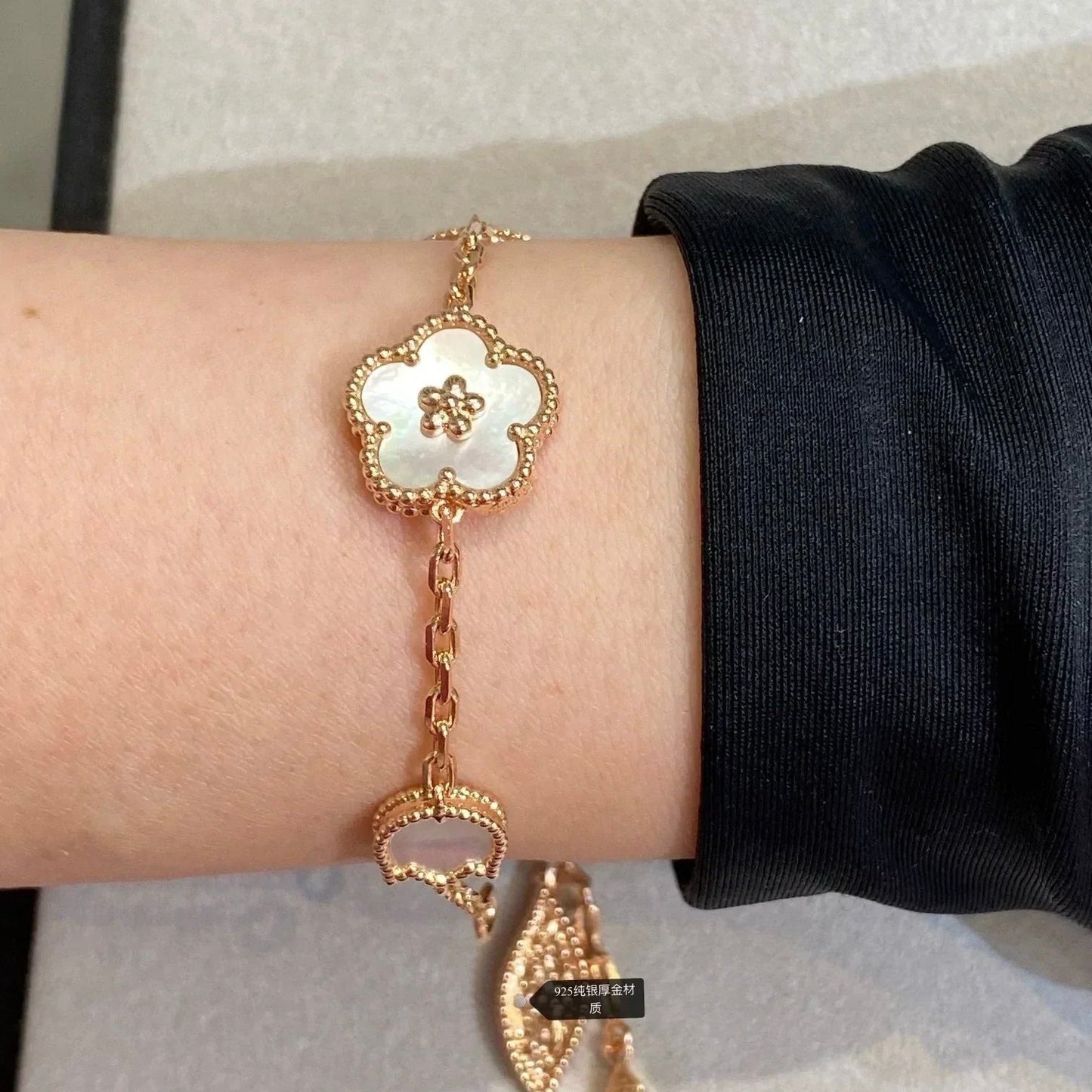 [Clover-Jewelry]LUCKY SPRING 5 MOTIF BRACELET