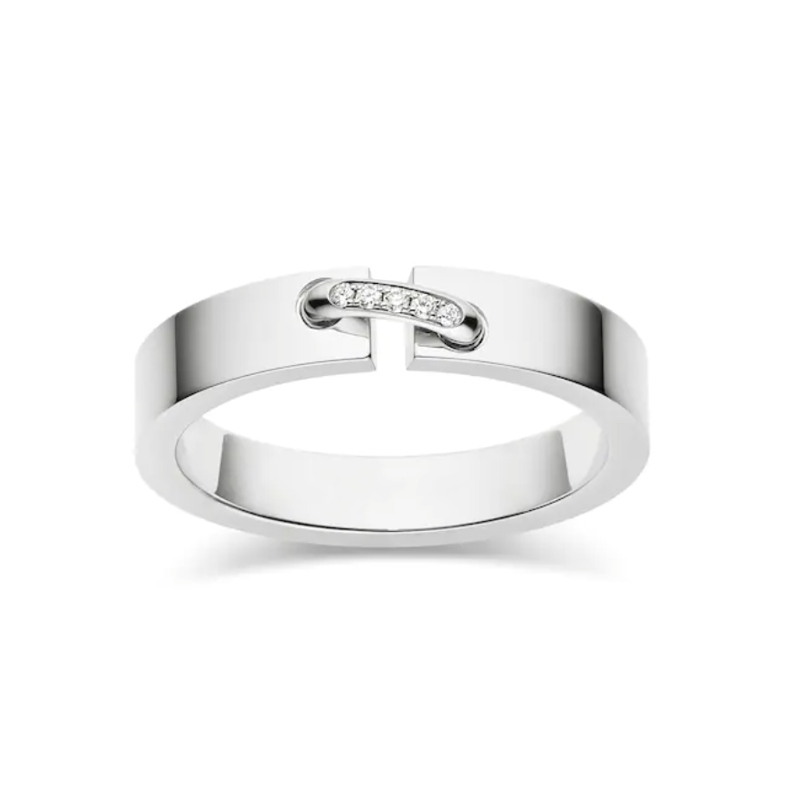 [Clover-Jewelry]ALLIANCE LIENS VIDENCE DIAMOND 4MM RING