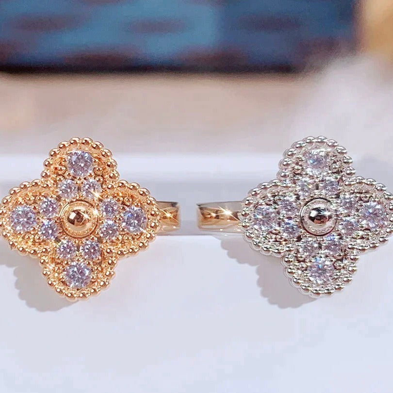 [Clover-Jewelry]CLOVER DIAMOND RING