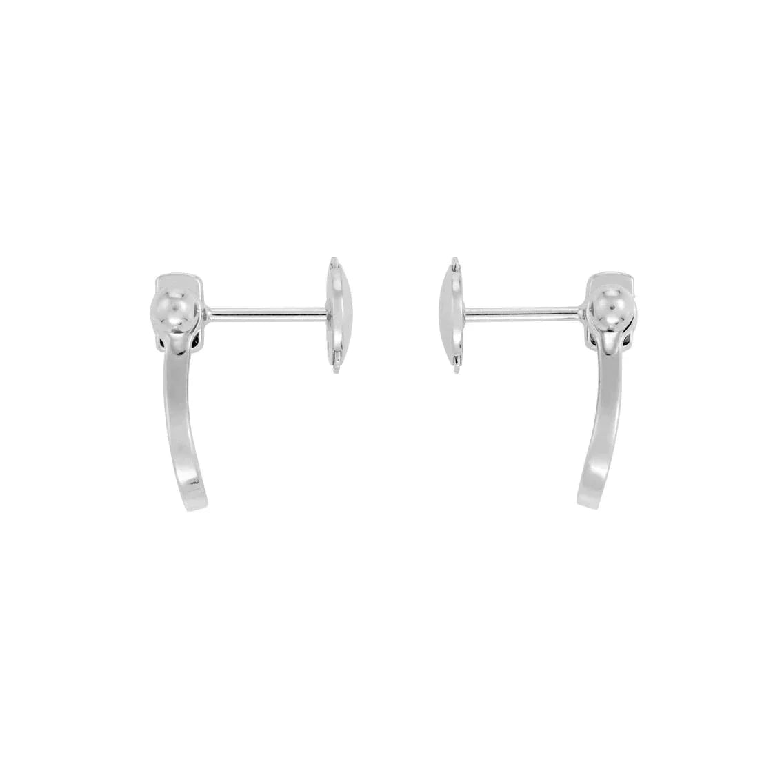 [Clover-Jewelry]FORCE 10 FULL DIAMOND STUD EARRINGS MINI MODEL