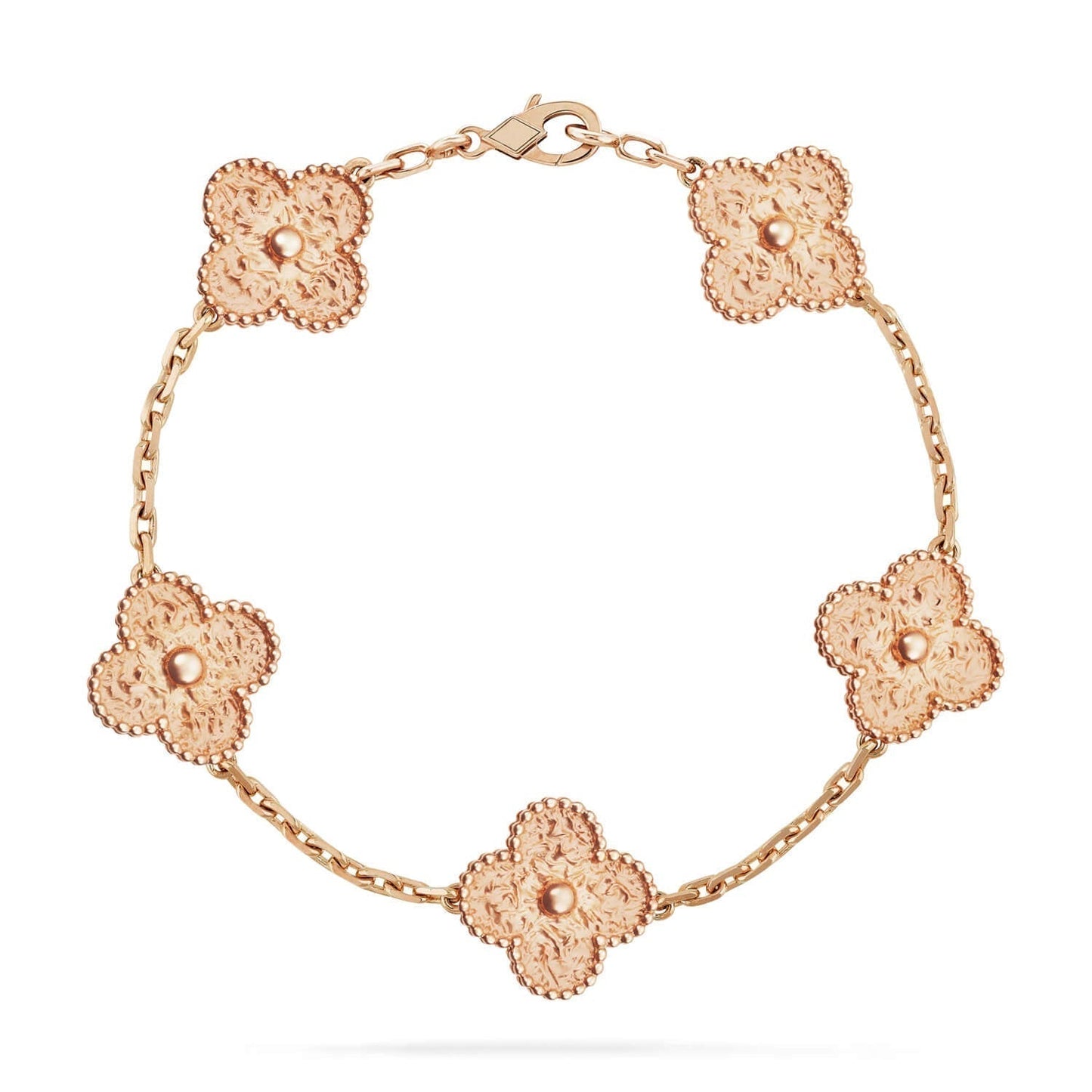 [Clover-Jewelry]CLOVER 5 MOTIFS BRONZING BRACELET