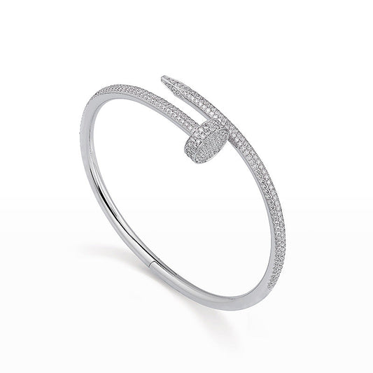 [Clover-Jewelry]JUSTE BRACELET 3.5MM ALL DIAMONDS