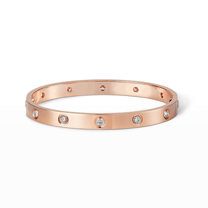 [Clover-Jewelry]LOVE BRACELET 6.1MM 10 DIAMONDS