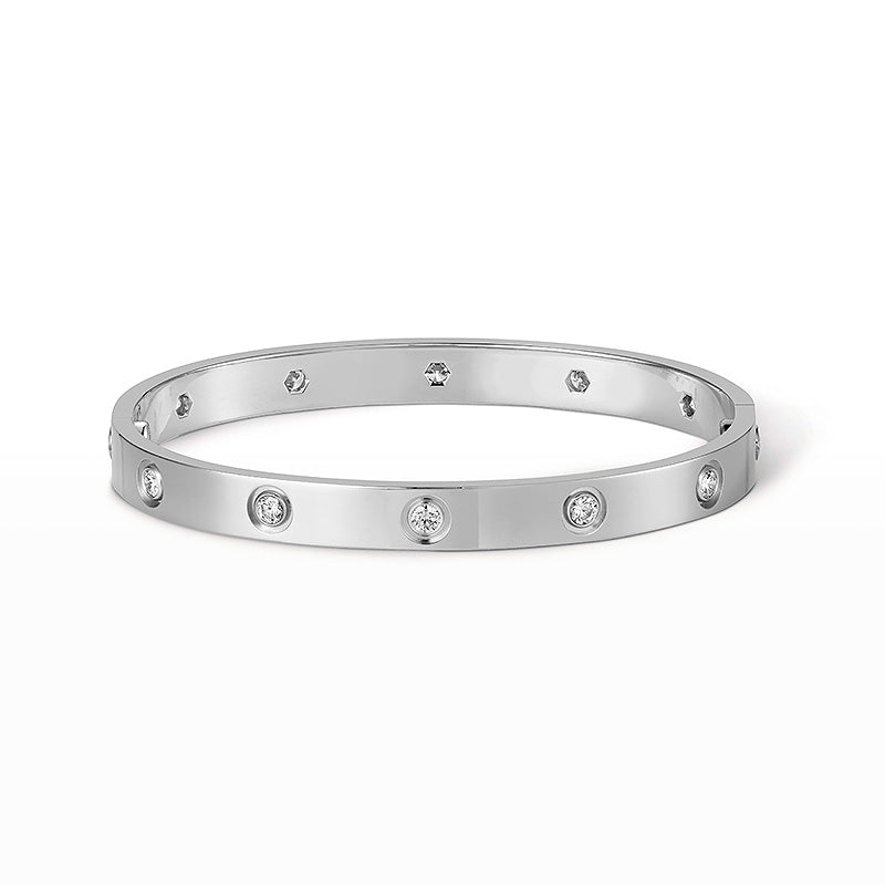 [Clover-Jewelry]LOVE BRACELET 6.1MM 10 DIAMONDS