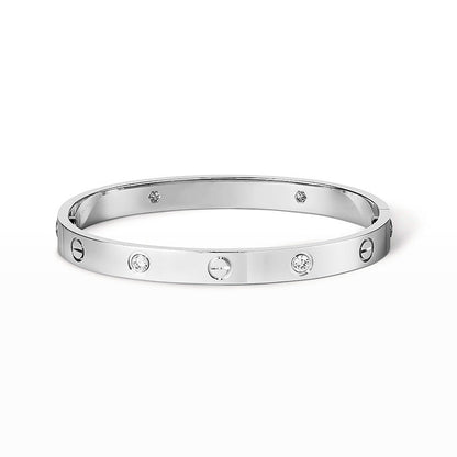 [Clover-Jewelry]LOVE BRACELET 6.1MM 4 DIAMONDS