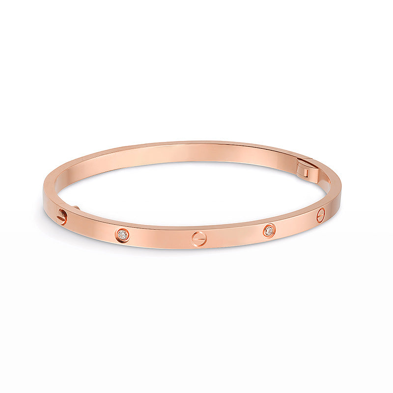 [Clover-Jewelry]LOVE BRACELET 3.65MM 6 DIAMONDS