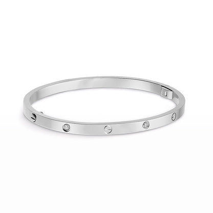 [Clover-Jewelry]LOVE BRACELET 3.65MM 6 DIAMONDS