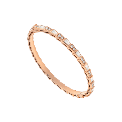 [Clover-Jewelry]SERPENTI BRACELET PINK GOLD MOP DIAMOND