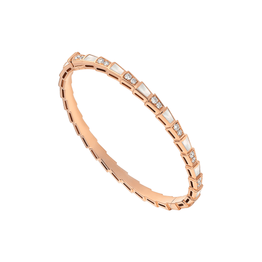 [Clover-Jewelry]SERPENTI BRACELET PINK GOLD MOP DIAMOND