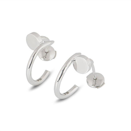 [Clover-Jewelry]JUSTE EARRINGS SILVER