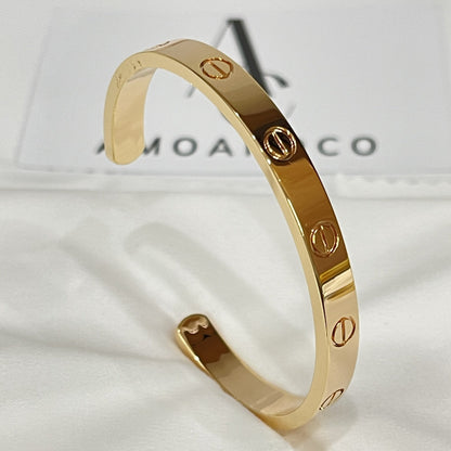 [Clover-Jewelry]LOVE BRACELET 6.1MM OPEN CUFF