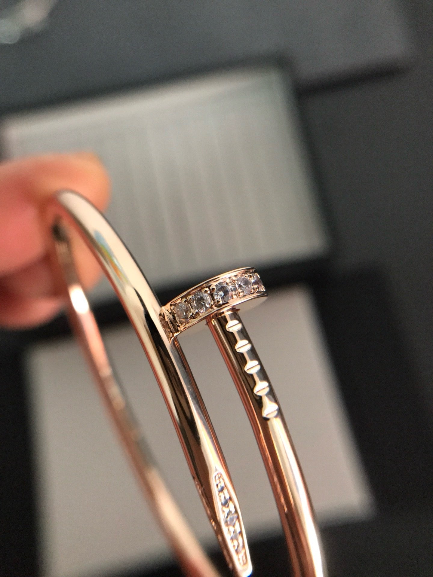 [Clover-Jewelry]JUSTE BRACELET 3.5MM DIAMONDS