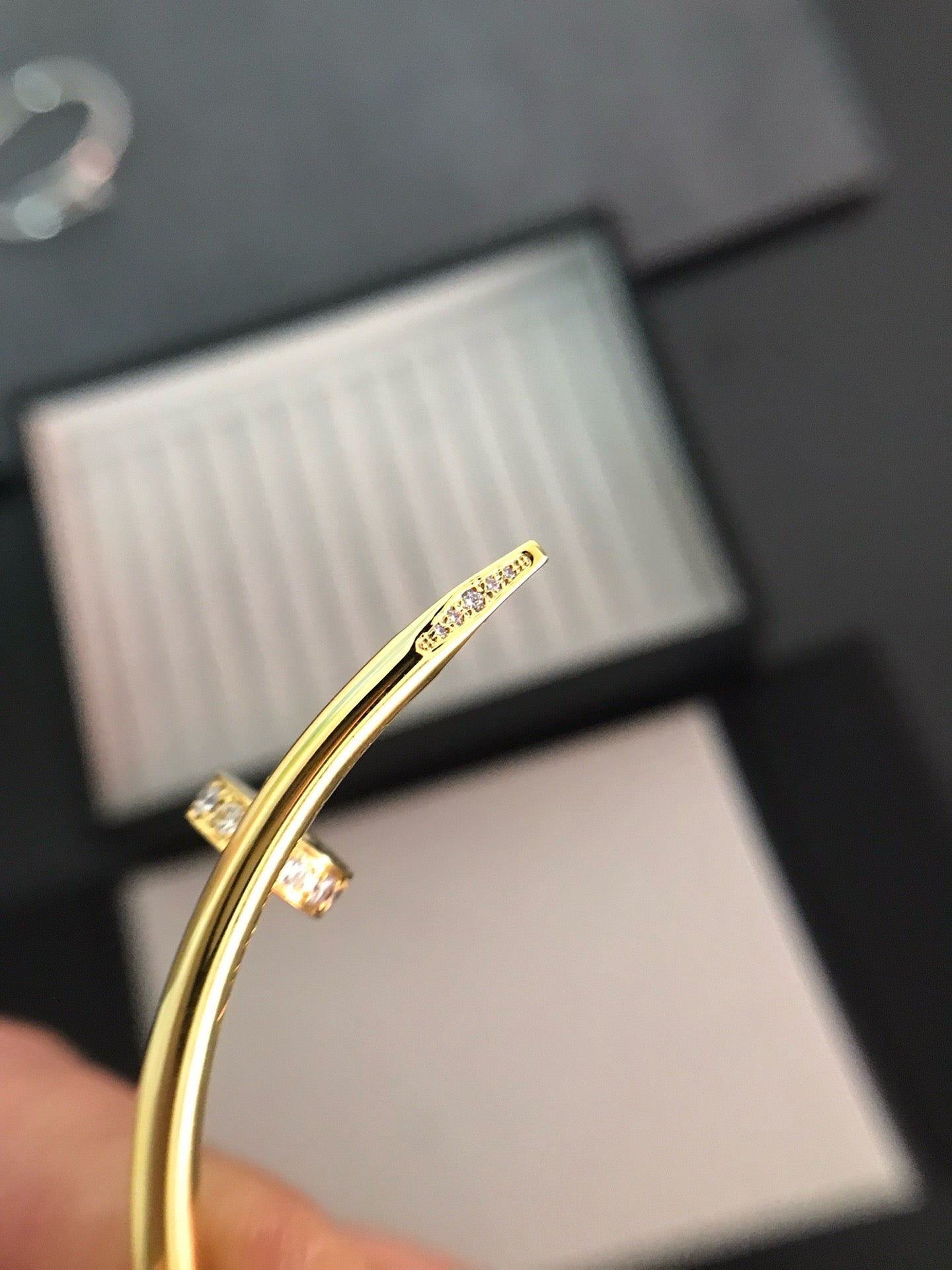 [Clover-Jewelry]JUSTE BRACELET 3.5MM DIAMONDS