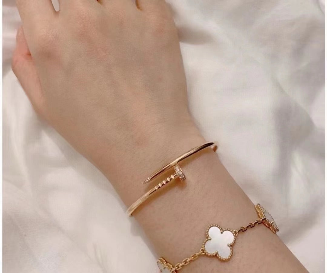 [Clover-Jewelry]JUSTE BRACELET 2.5MM DIAMONDS