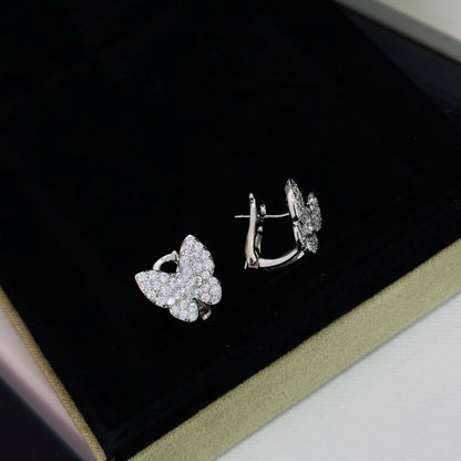 [Clover-Jewelry]BUTTERFLY ALL DIAMOND EARRINGS