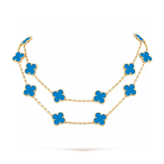 [Clover-Jewelry]CLOVER 20 MOTIFS TURQUOISE GOLD