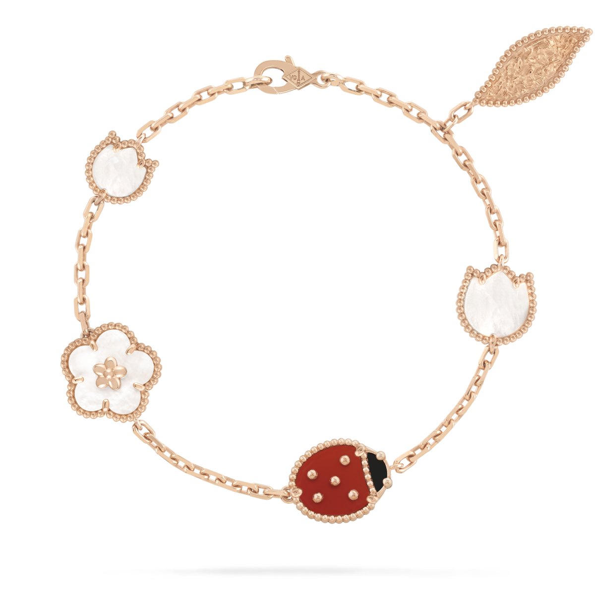 [Clover-Jewelry]LUCKY SPRING 5 MOTIF BRACELET