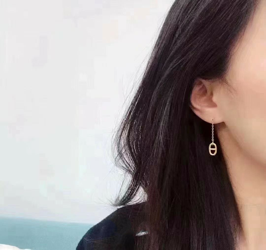 [Clover-Jewelry]CHAINE TASSEL EARRINGS