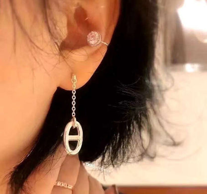 [Clover-Jewelry]CHAINE TASSEL EARRINGS